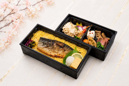 トロ鯖の藁焼き2段重