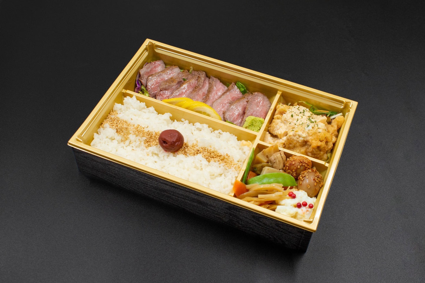 宮崎県産黒毛和牛ステーキ弁当