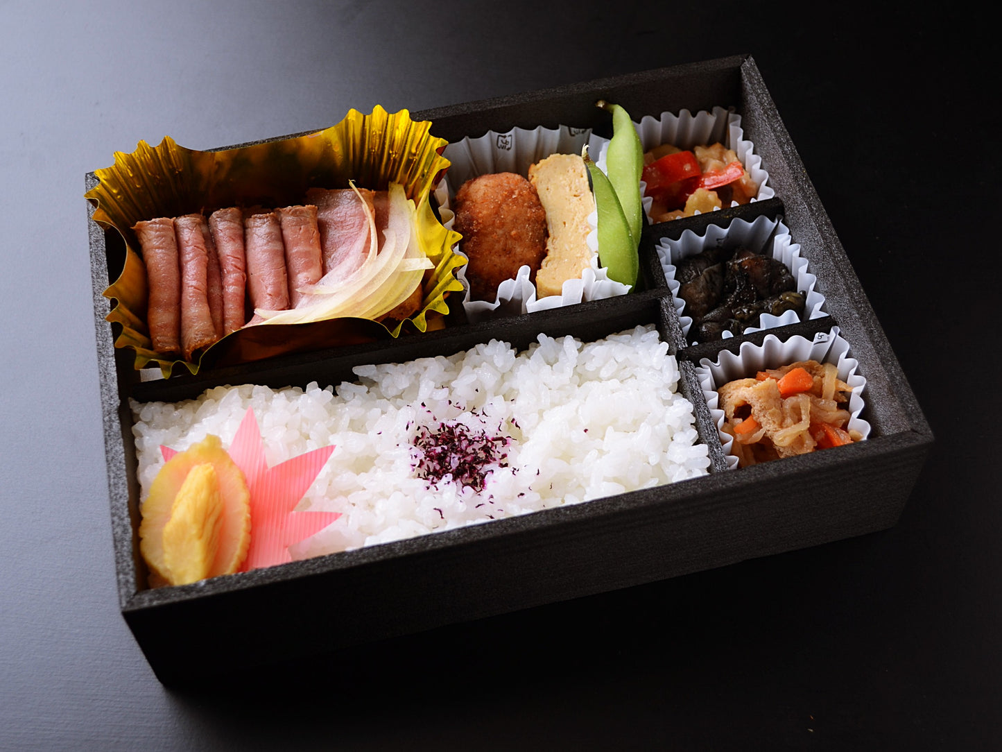 和牛希少部位のローストビーフ弁当