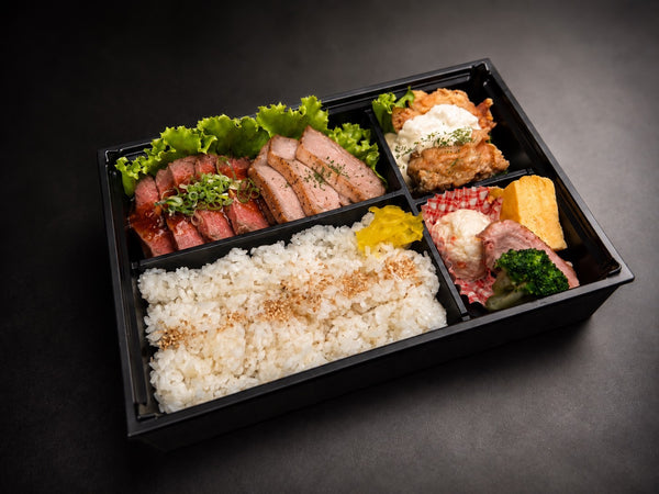 ステーキ&ローストポーク御膳