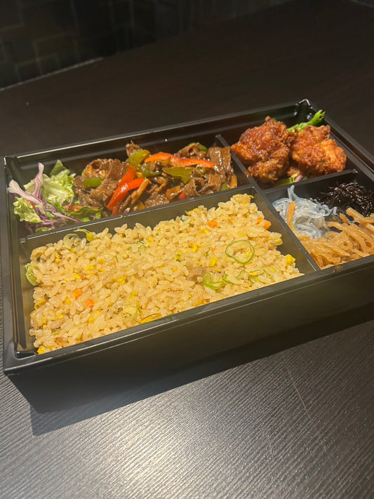 青椒肉絲弁当